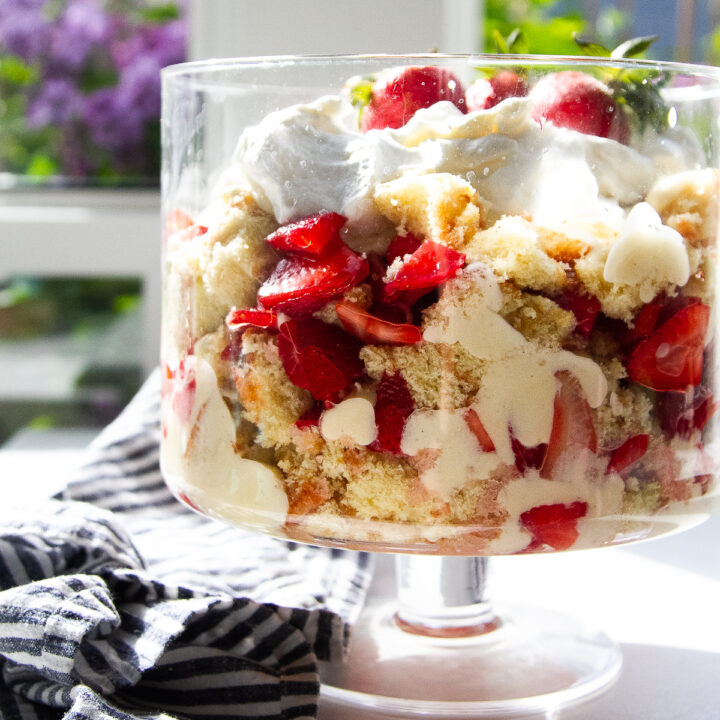 Strawberry Holiday Trifle