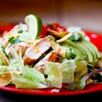Fiesta Lime Chicken Salad (Applebee’s Copycat) - www.PerrysPlate.com