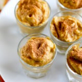 Frosty Pumpkin Pie Shots - www.PerrysPlate.com
