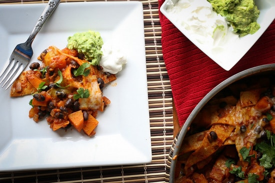 Butternut & Black Bean Skillet for Tasty Kitchen -- www.PerrysPlate.com butternut-and-black-bean-skillet2