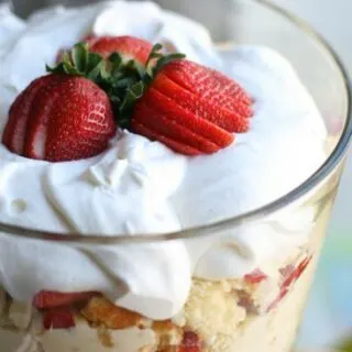 Strawberry Holiday Trifle