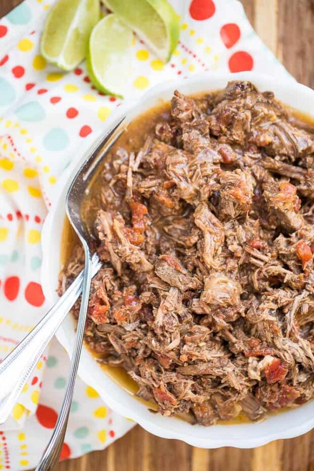 Shredded Chipotle Beef (For Instant Pot or Slow Cooker) Perry's Plate