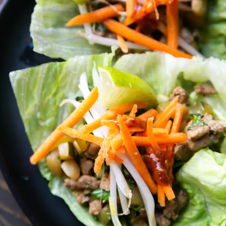 Thai Chicken Lettuce Wraps