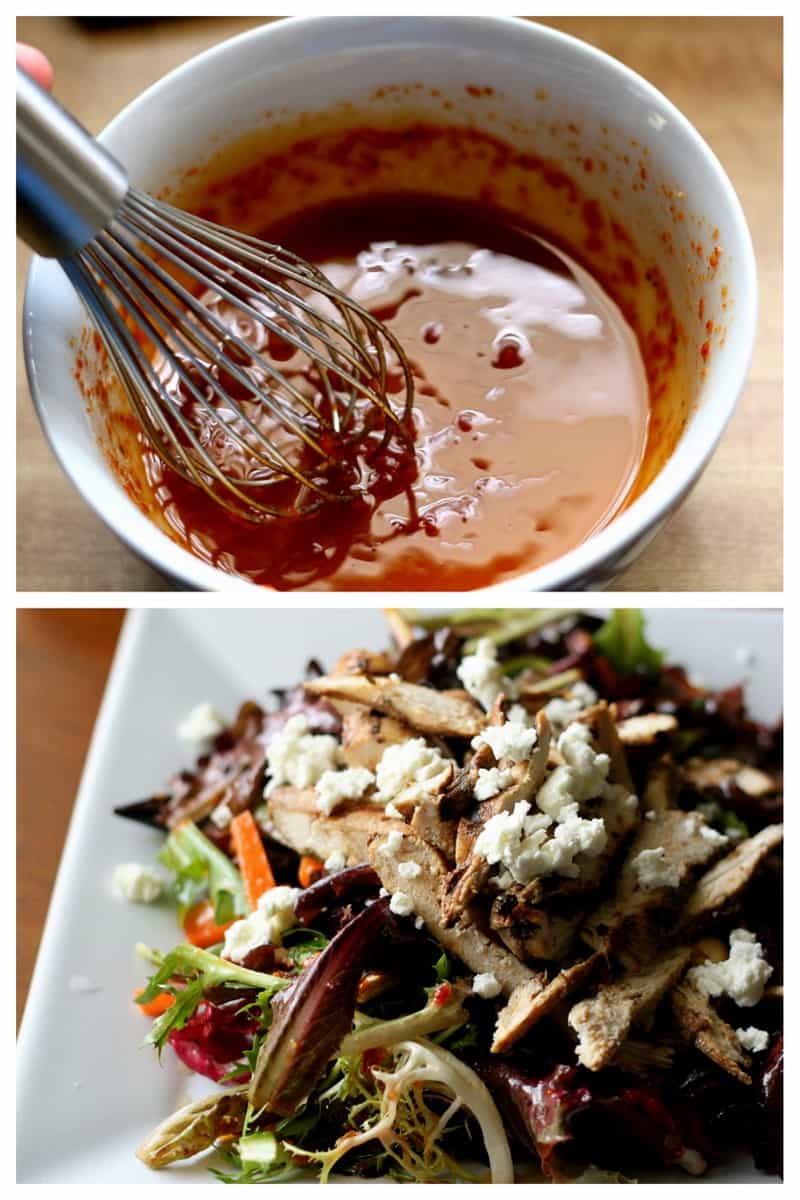 Balsamic Grilled Chicken Salad with SunDried Tomato Vinaigrette Perry's Plate