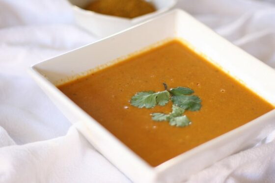 IMG_1896-1 Mulligatawny | soup recipes | gluten-free potatoes | chicken soup recipes | perrysplate.com