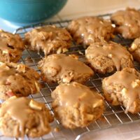 Maple-Glazed Apple Cookies