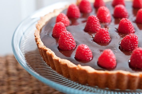 raspberry-chocolate-tart
