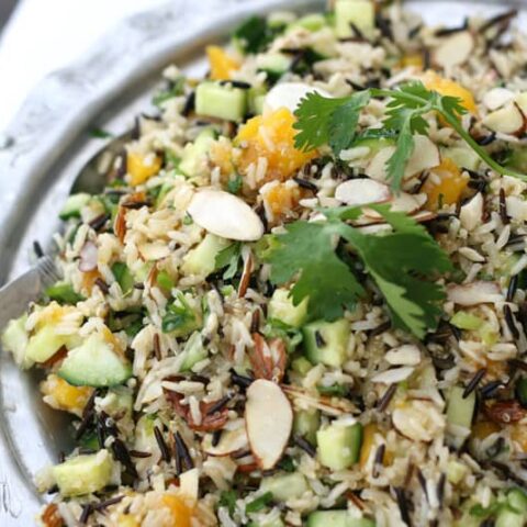 Mango Cucumber Rice Salad