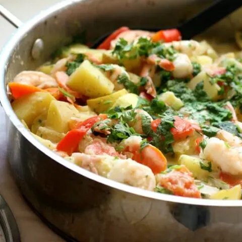 Thai Shrimp Curry with Summer Squash