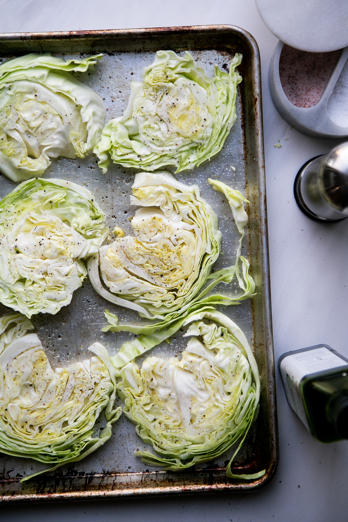 Roasted Cabbage Steaks with Dill Pesto Perry's Plate
