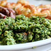 Spicy Sauteed Shredded Zucchini with Anchovies
