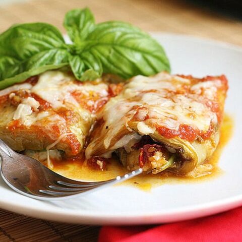 Pesto Eggplant Rollatine