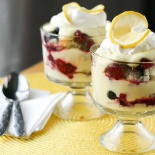 Lemon-Berry Mini Trifles