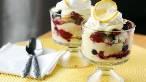 Lemon Berry Mini Trifles