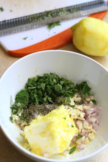 IMG_1798 Herb Butter Coins for Roasted Chicken and Turkey | chicken recipes | turkey recipes | perrysplate.com