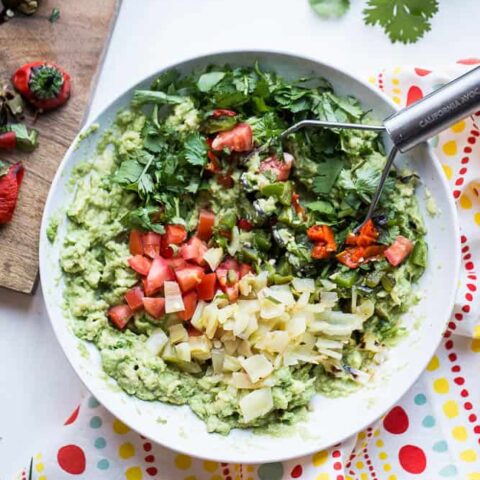 Loaded Roasted Chile Guacamole