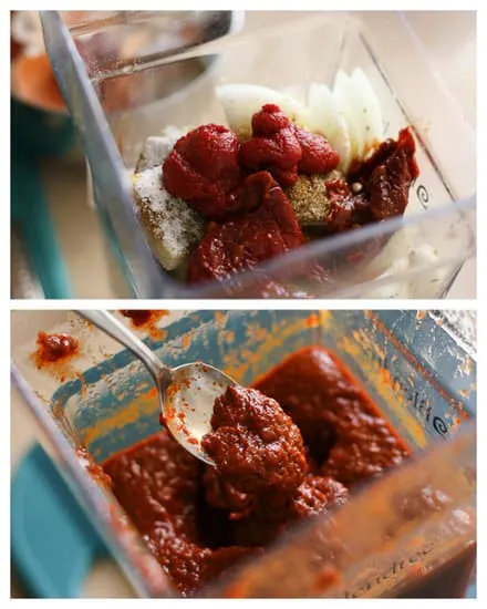 If you love that drippy, flavorful shredded beef in tacos from those hole-in-the-wall places, you HAVE to try this. It's easy to make a big batch of this shredded beef in your slow cooker! | perrysplate.com If you love that drippy, flavorful shredded beef in tacos from those hole-in-the-wall places, you HAVE to try this. It's easy to make a big batch of this shredded beef in your slow cooker! | perrysplate.com
