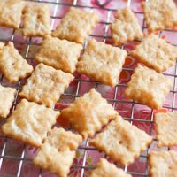 Homemade Cheese Crackers