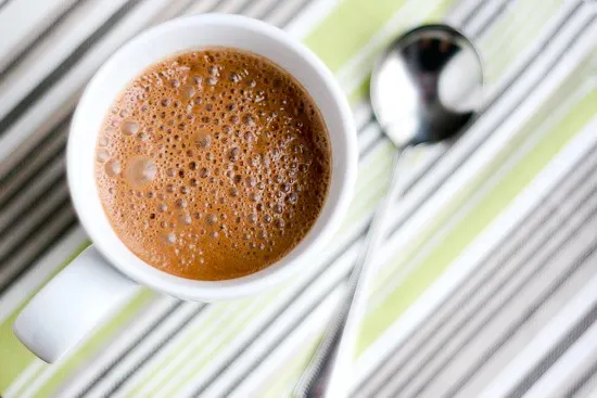 Dairy-Free, Naturally-Sweetened Hot Chocolate - www.PerrysPlate.com Dairy-Free, Naturally-Sweetened Hot Chocolate - www.PerrysPlate.com