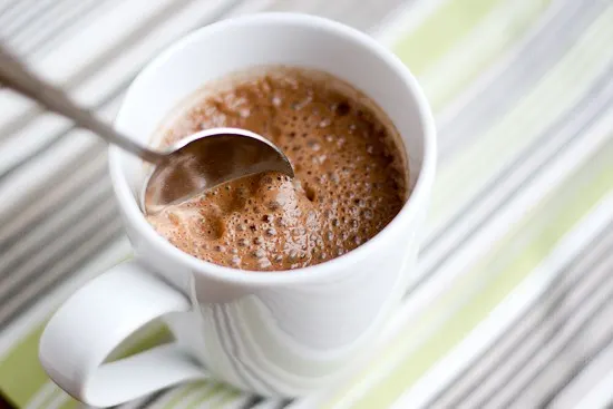 Dairy-Free, Naturally-Sweetened Hot Chocolate - www.PerrysPlate.com Dairy-Free, Naturally-Sweetened Hot Chocolate - www.PerrysPlate.com