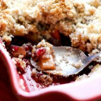 Apple-Pomegranate Breakfast Crisp (Grain and Gluten-Free!) -- www.PerrysPlate.com