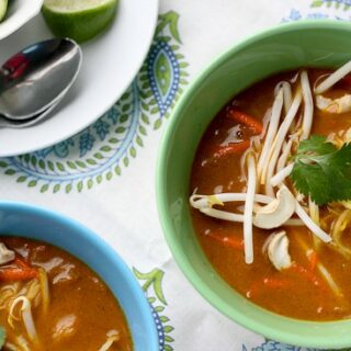 Thai Coconut Curry Soup (Chicken Khao Soi)