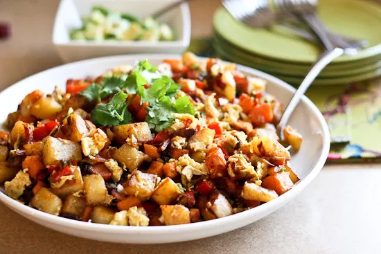 Sweet Potato and Bacon Breakfast Hash - www.PerrysPlate.com Sweet Potato and Bacon Breakfast Hash - www.PerrysPlate.com