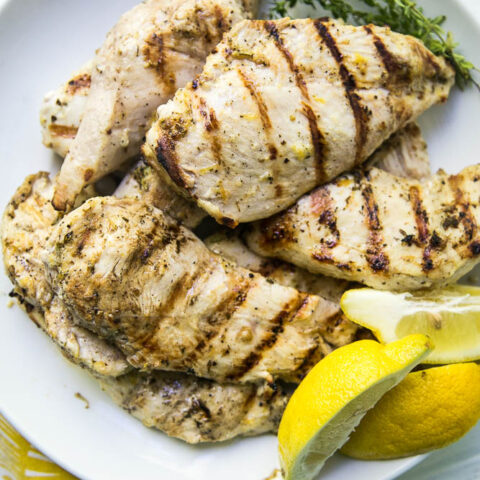 The Best Grilled Lemon Chicken