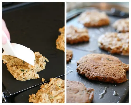 Gingerbread Zucchini Pancakes - www.PerrysPlate.com