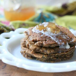 Gingerbread Zucchini Pancakes