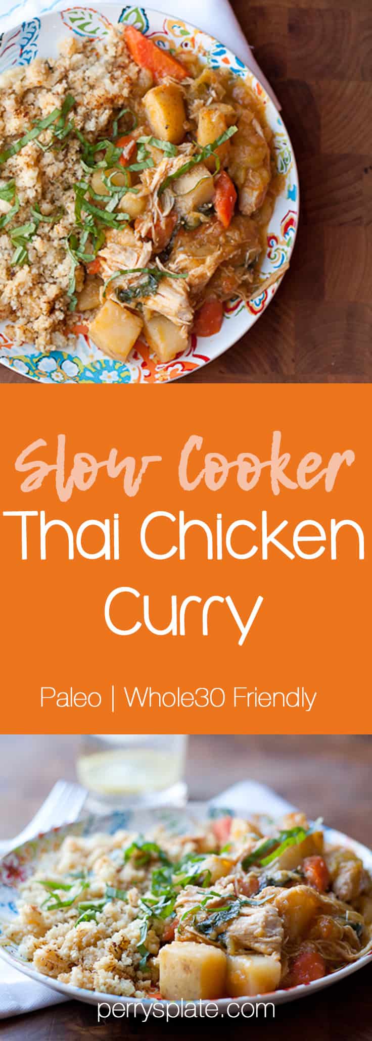 Slow Cooker Thai Chicken Curry - Perry's Plate