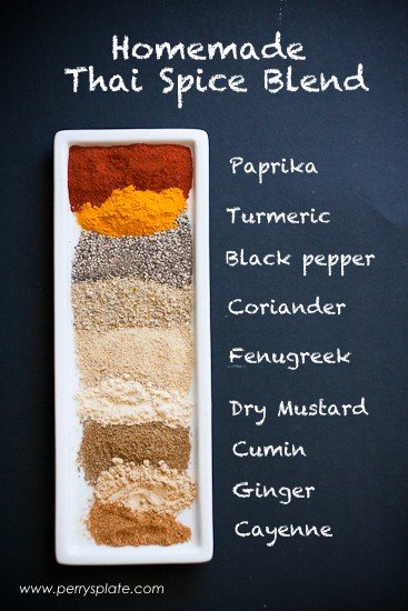 Homemade Thai Seasoning is a fun, exotic spice blend to give recipes a hint of Thai flavor if you don't have curry paste on hand. It's easy to make, too! Homemade Thai Seasoning is a fun, exotic spice blend to give recipes a hint of Thai flavor if you don't have curry paste on hand. It's easy to make, too!