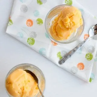 5-minute Mango Sorbet