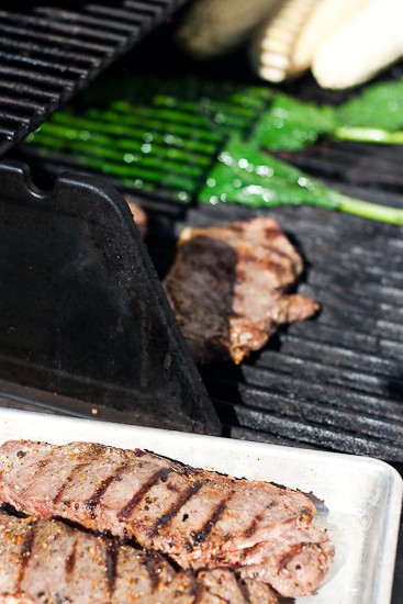 Chimichurri Steak and Potato Salad with Grilled KaleChimichurri Steak and Potato Salad with Grilled Kale -- A hearty potluck salad that puts regular potato salads to shame. It can stand on its own as a meal! | perrysplate.com