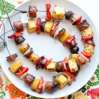 Southwest Sausage and Pineapple Skewers