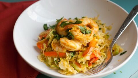 Paleo Thai Shrimp And Vegetable Skillet Perry S Plate