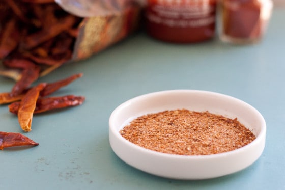 This dry version of sriracha has a sweet-tart heat and can be used in a spice rub, marinade, or in any place you'd find sriracha.