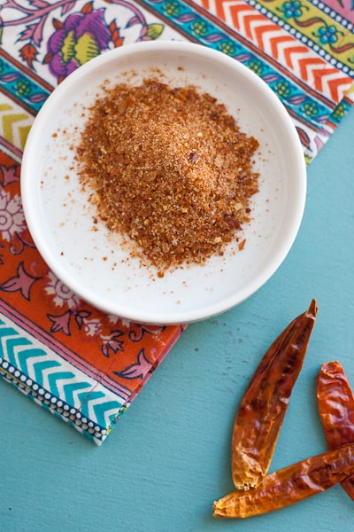 This dry version of sriracha has a sweet-tart heat and can be used in a spice rub, marinade, or in any place you'd find sriracha.