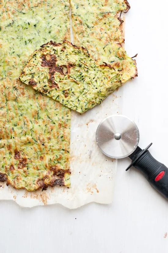 Paleo Zucchini Flatbread | A paleo alternative to flatbread or lavash. You can use this as a paleo pizza crust or sandwich wraps! Or as a naan alternative to serve with Indian curries. 
