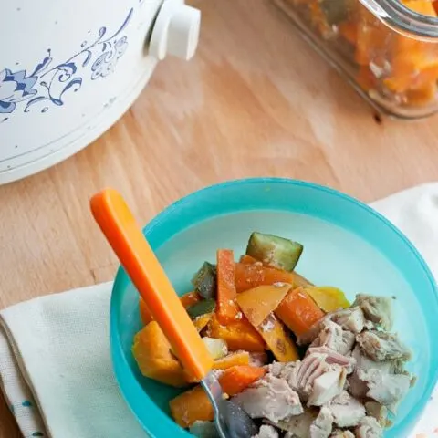 Slow Cooker Chicken and Veggies for Baby