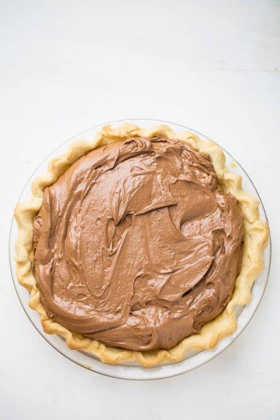 Perfect Gluten-Free Pie Crust -- Even better than most traditional pie crusts! | perrysplate.com | gluten-free recipes | gluten-free baking Cleaned-Up Chocolate Silk Pie