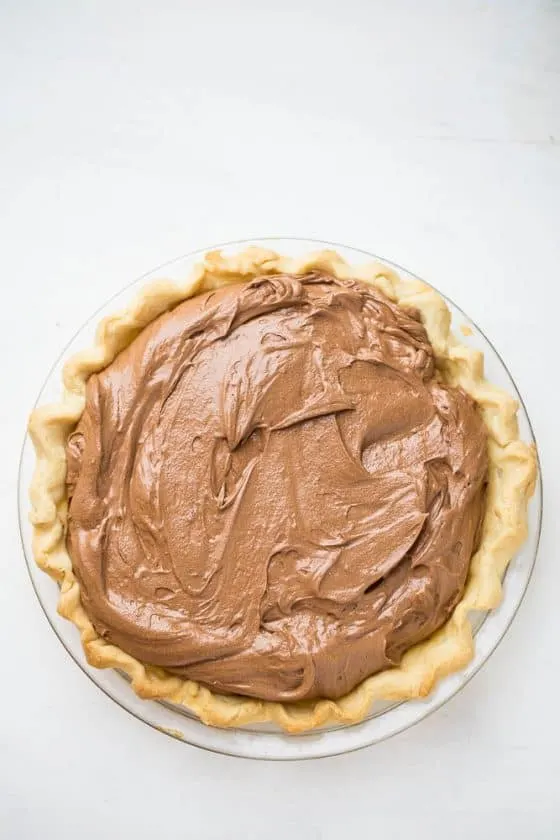 Cleaned-Up Chocolate Silk Pie 