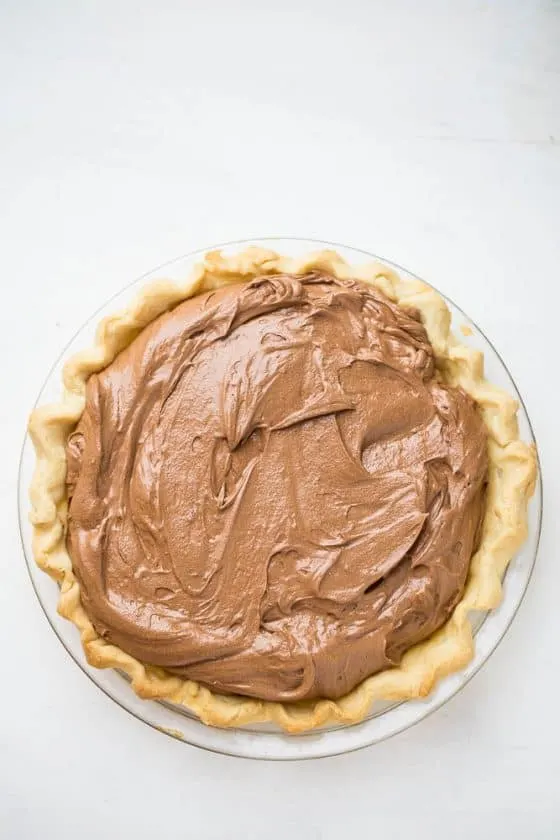 Perfect Gluten-Free Pie Crust -- Even better than most traditional pie crusts! | perrysplate.com | gluten-free recipes | gluten-free baking Cleaned-Up Chocolate Silk Pie