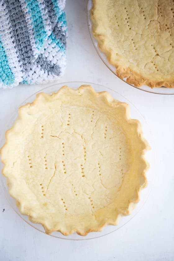 Gluten Free Pie Crust pre-baked and ready to fill.