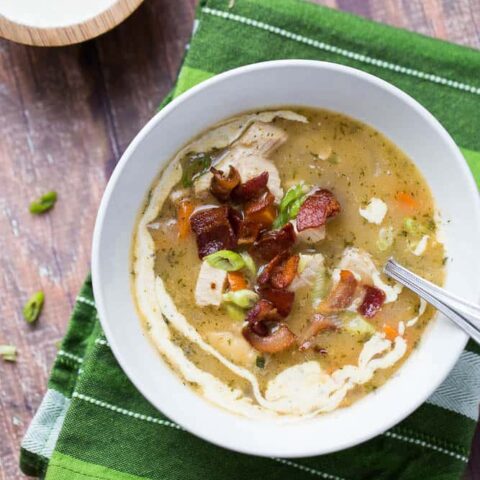 Paleo Turkey Bacon Ranch Chowder