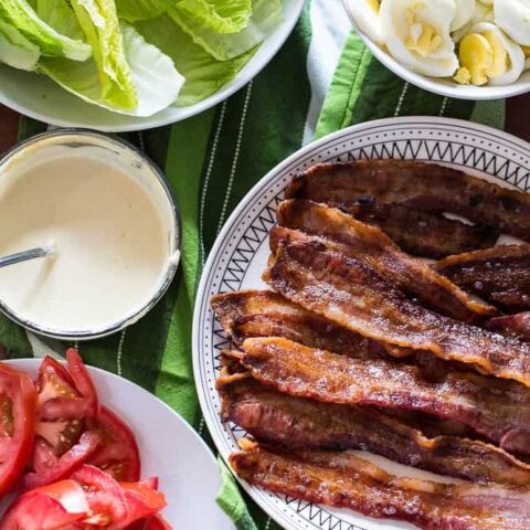 Bacon Cobb Lettuce Wraps