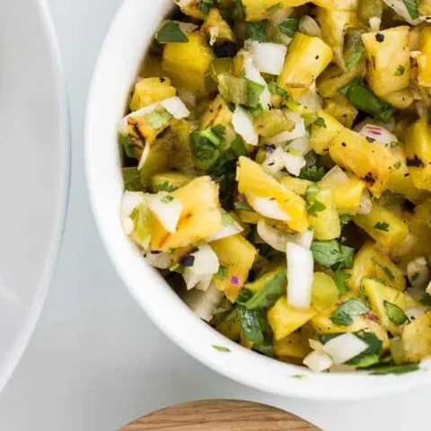 Grilled Pineapple & Jalapeno Salsa