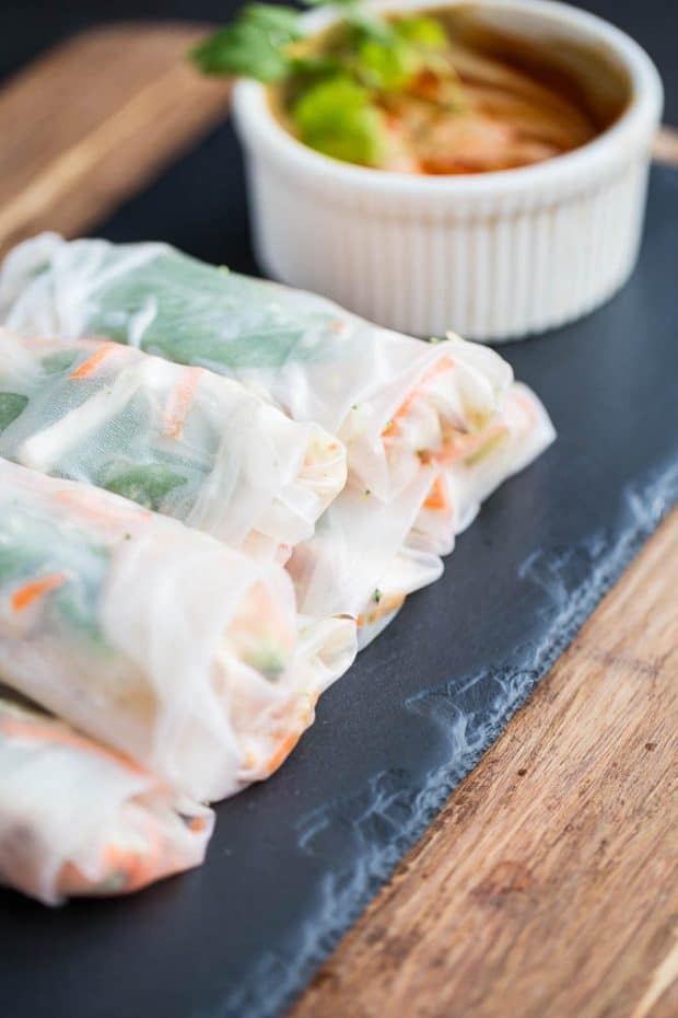 Thai Chicken Spring Rolls