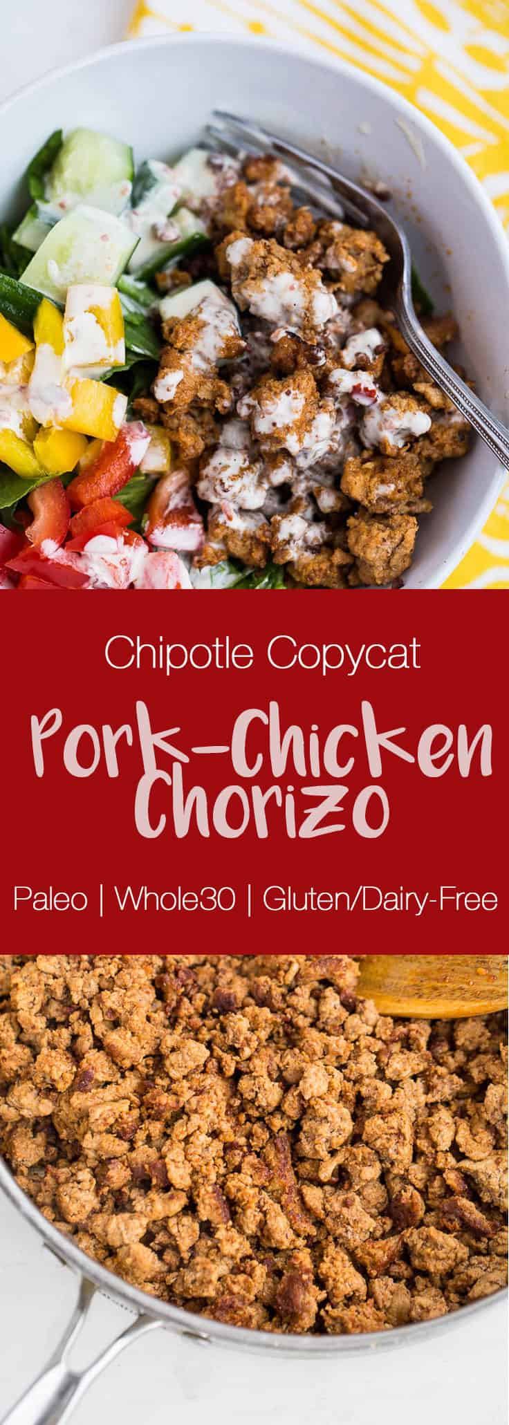 Chipotle Copycat Chorizo | paleo recipes | Whole30 recipes | homemade chorizo | perrysplate.com