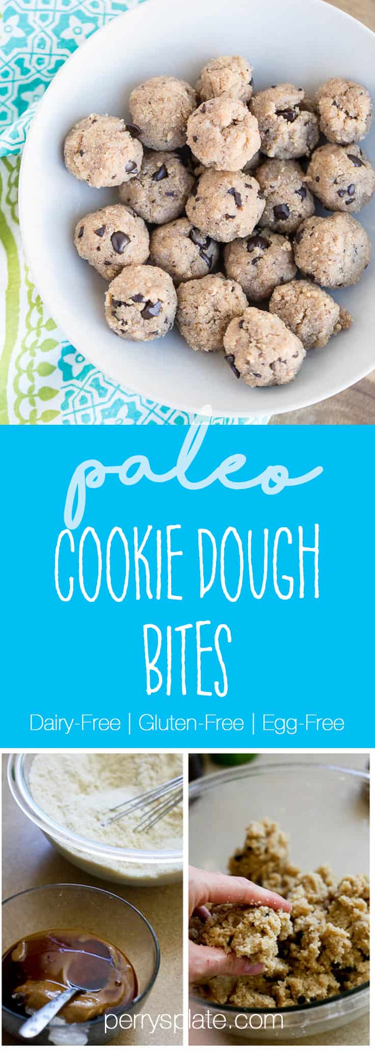 Paleo Cookie Dough Bites | paleo treats | gluten-free recipes | dairy-free recipes | egg-free recipes Paleo Cookie Dough Bites | paleo treats | gluten-free recipes | dairy-free recipes | egg-free recipes